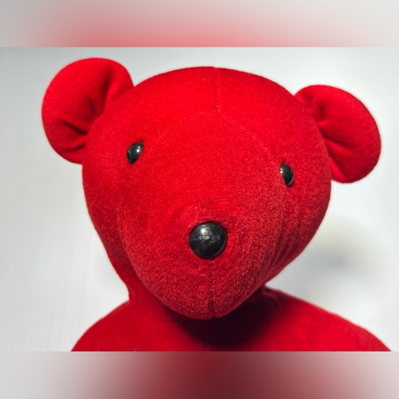 Vintage 1979 North American Bear Co. Red Bear Designed By Barbara Isenberg - Picture 2 of 10